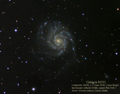 Galaxia spirala M101
