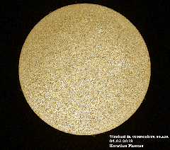 Efectul dopler in cromosfera solara, 04.03.2013