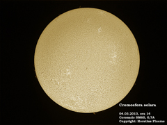 Detalii in cromosfera solara, 04.03.2013