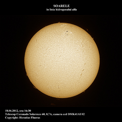 Cromosfera solara, 18.06.2012