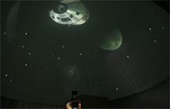 Modulul de comanda Apollo in planetariul STARMAX
