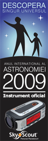SkyScout - Instrument oficial al Anului International al Astronomiei 2009