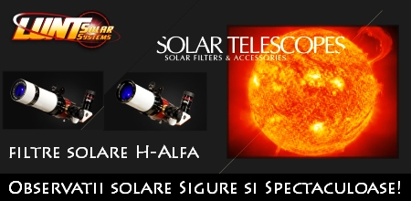 Refractoare si filtre solare h-alfa si CaK Lunt