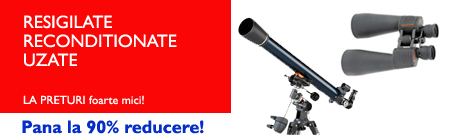 Telescoape si binocluri Celestron resigilate si reconditionate la preturi foarte mici!